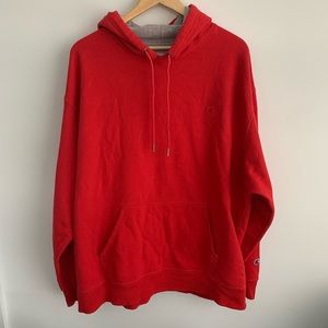 Champion Authentic Red Hoodie Size 2XL